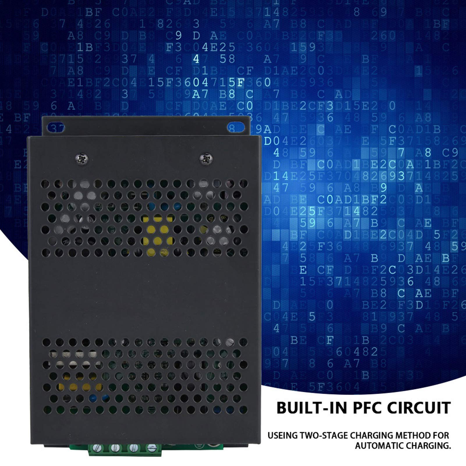 Caricabatterie automatico intelligente da 12 V, caricabatterie al piombo-acido ad alta efficienza per kit di accessori generatori