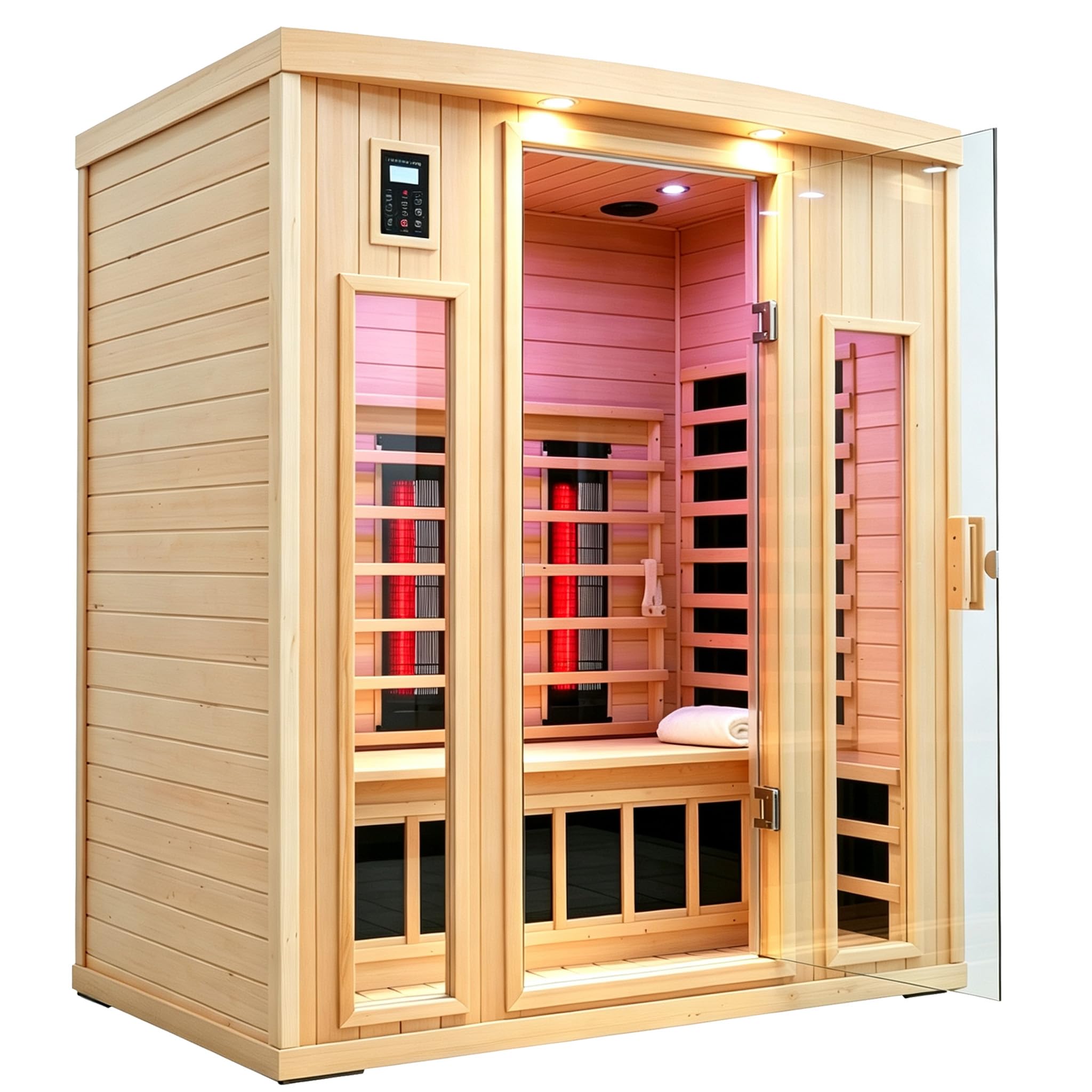 KUNSANA Ceramic 3 Person Sauna