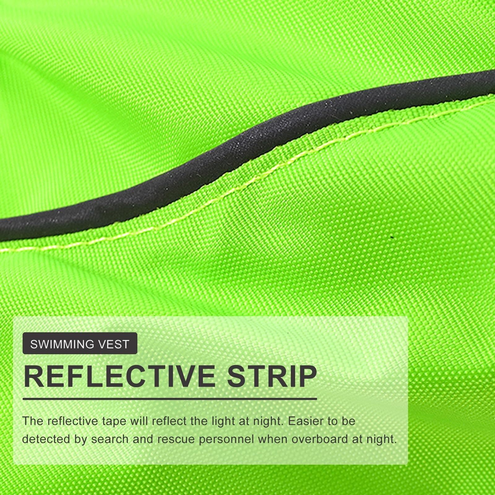 Unisex Hohe Auftriebskraft Tragbar Schwimnweste Seitenreißverschluss Nylon Neopren für Kajak Surfen Wassersport Sicherheit
