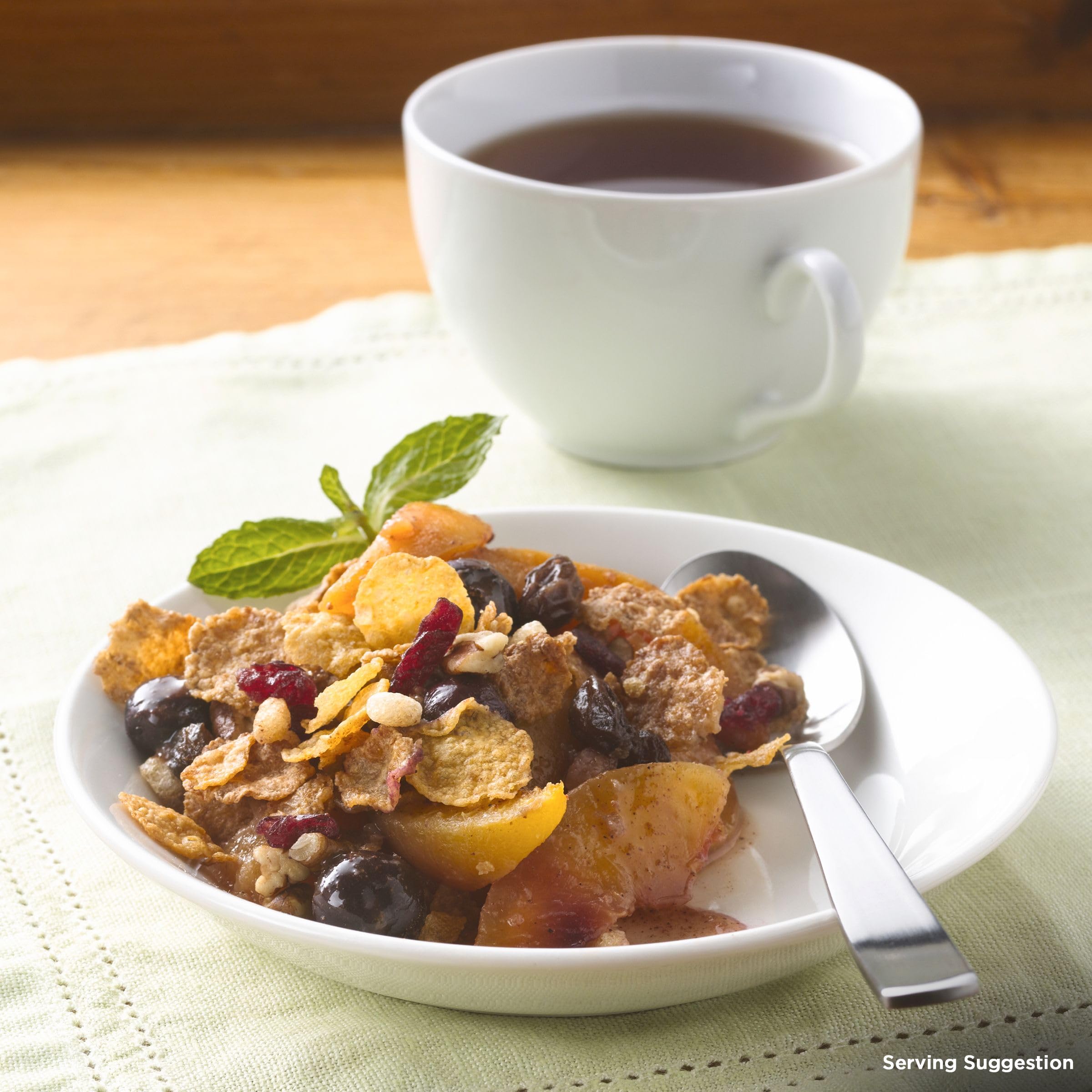 Cereal básico 4 Healthy Heart Healthy, Fruta y Nut Fibra Cereal con grano entero, 19.8 oz (paquete de 6)