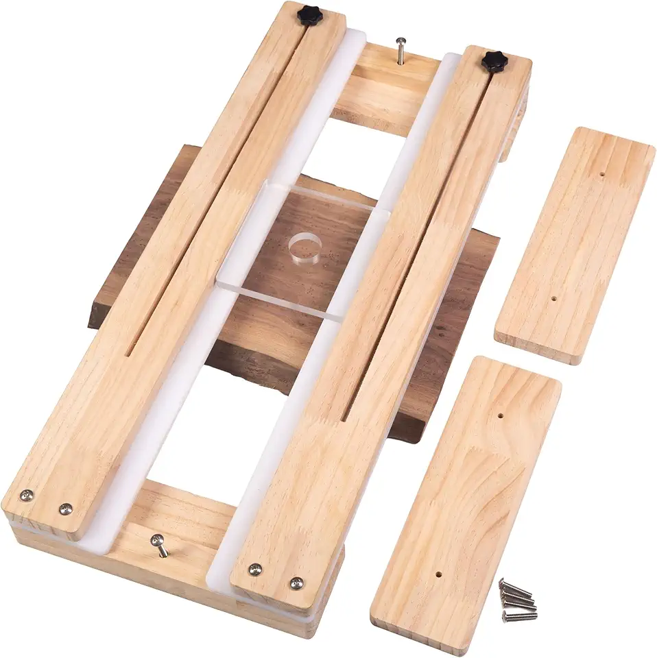 Adjustable Router Sled with Acrylic Base