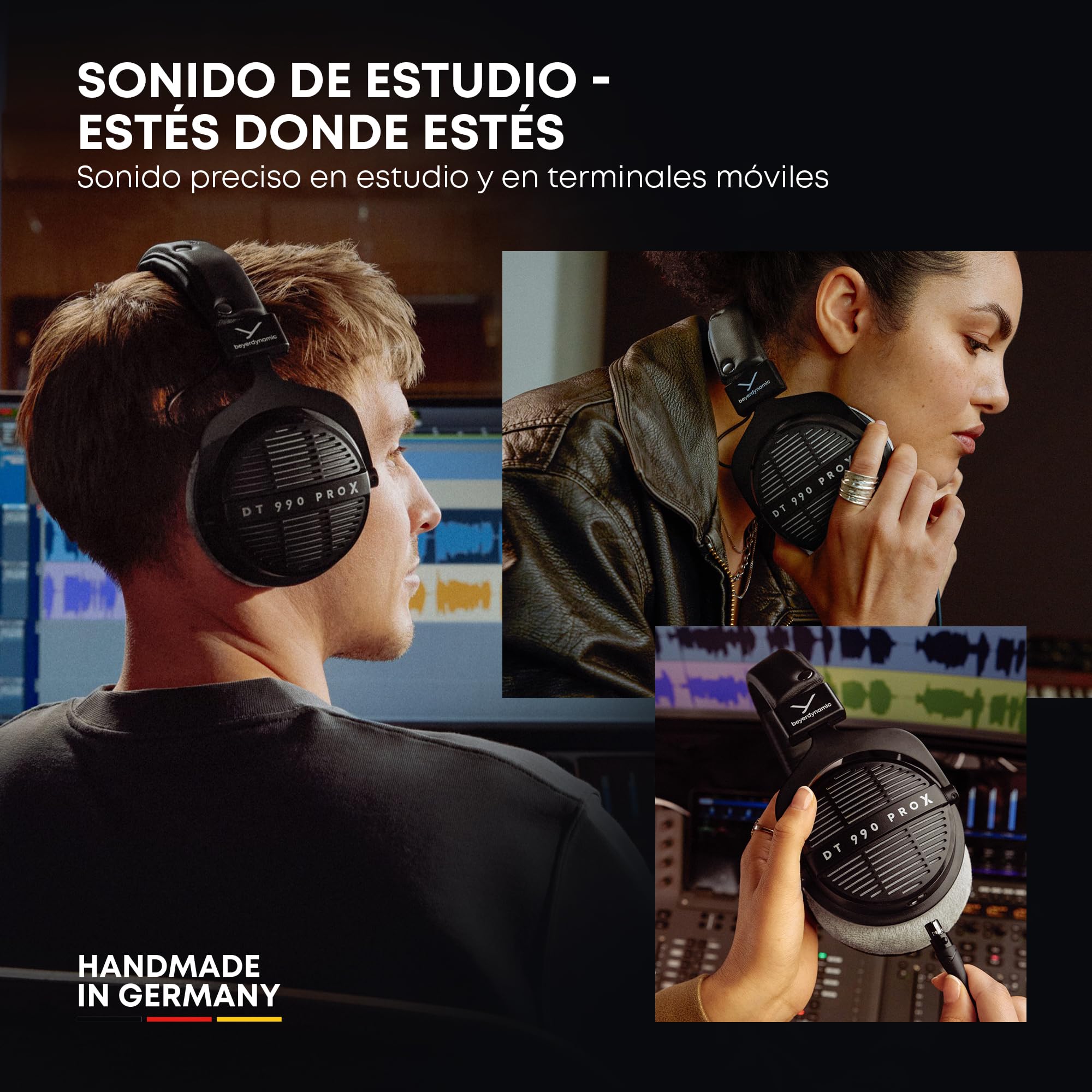 beyerdynamic DT 990 Pro X Auriculares de Estudio Abiertos, para Escucha y edición críticas (Abiertos)
