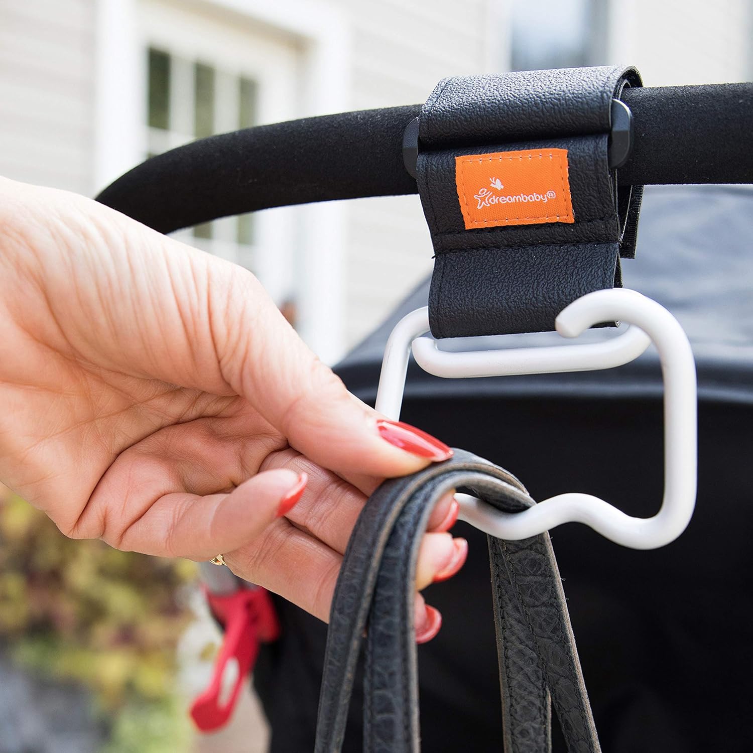 Dreambaby Strollerbuddy EZY-Fit Giant Stroller Hook, Silver/Black : Baby