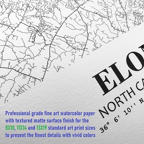 Miniatura 8 de 8x10 Unframed Santiago Chile City View Abstract Road Modern Map Art Print Poster Wall Office Home Decor Minimalist Line Art Hometown Housewarming