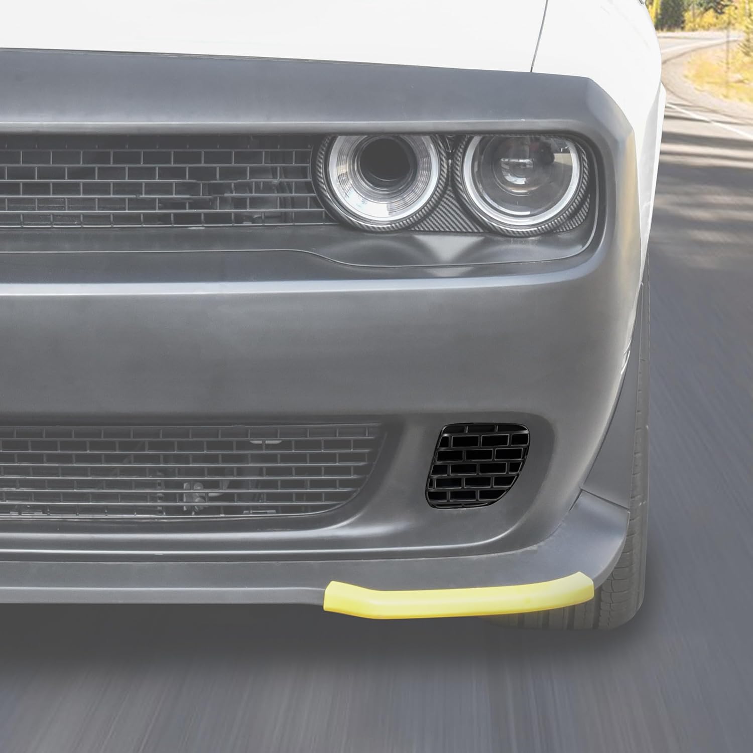 KEWISAUTO Front Lower Bumper Cover Grille for Dodge Challenger 2015-2022, Air Intake Front Bumper Grid Grill Front Bumper Grille Set for 2015-2022 Dodge Challenger Accessories