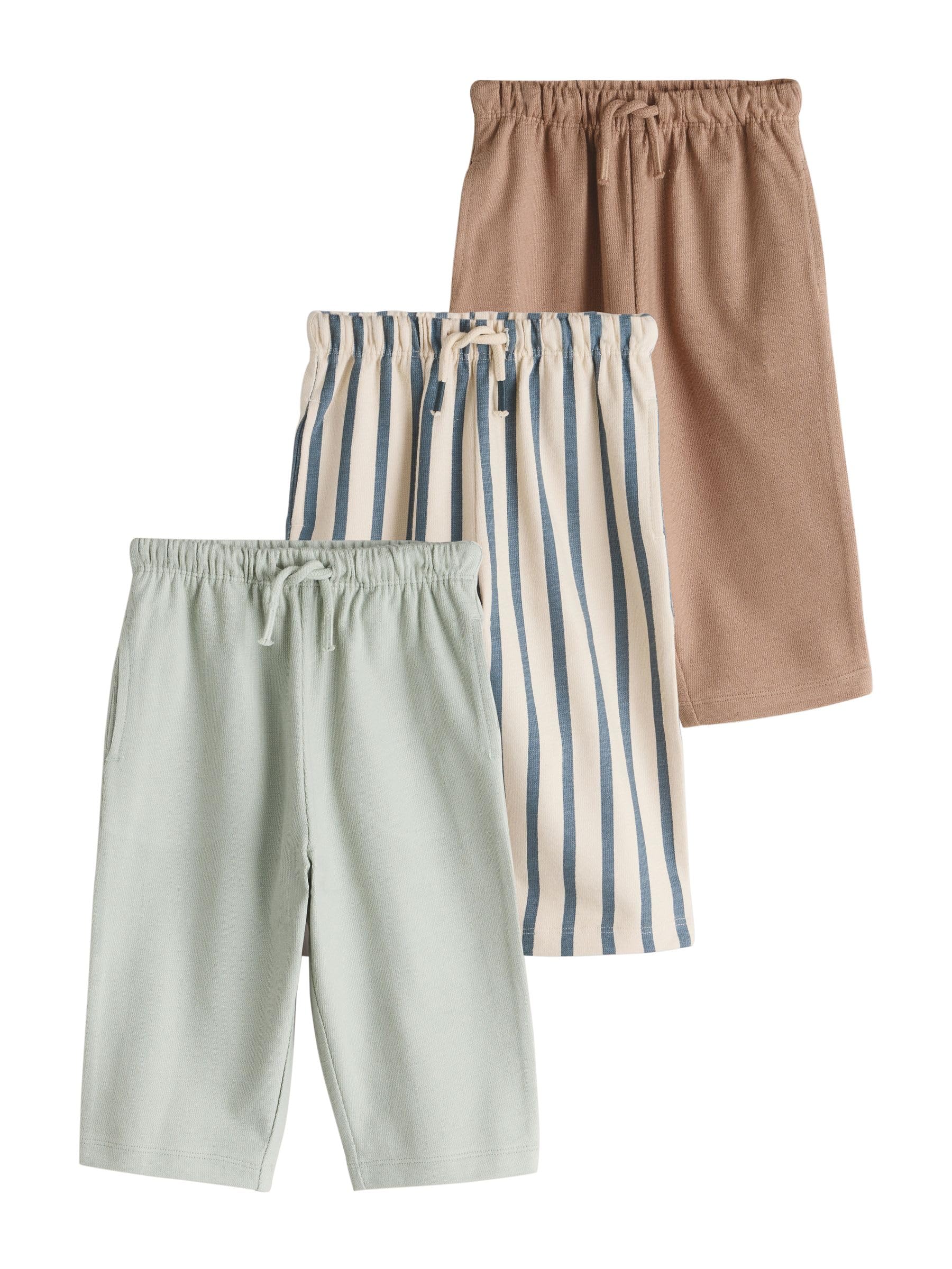 NEXT Niños Pack de 3 Pantalones de chándal con Rayas