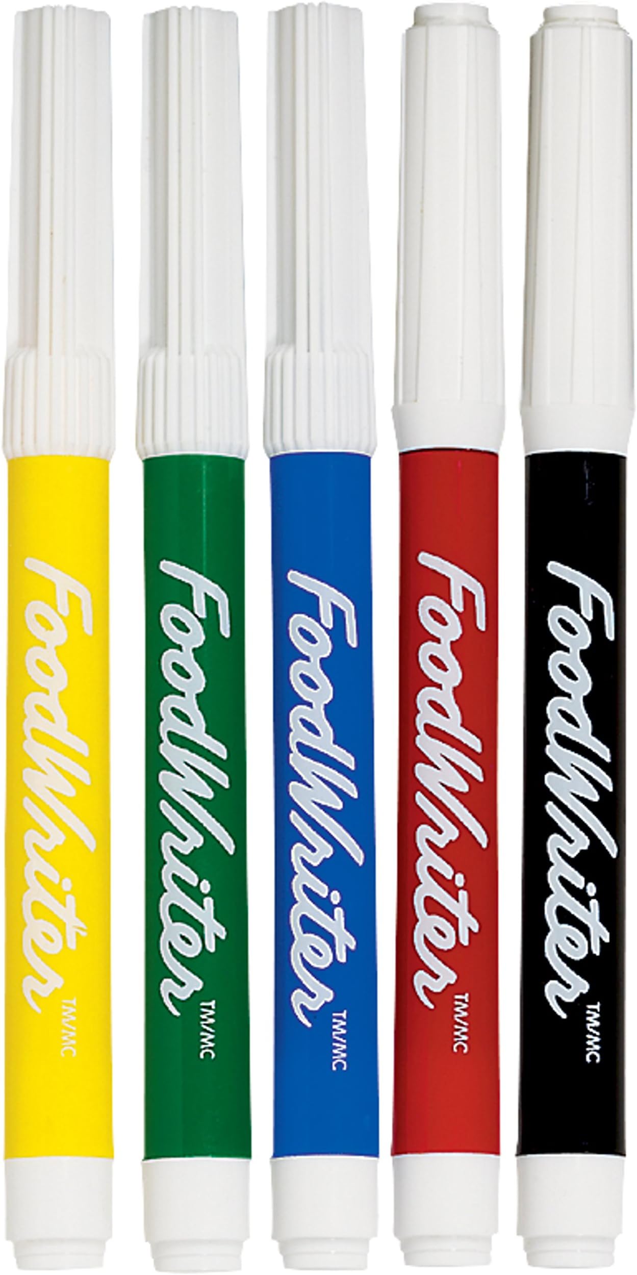 Wilton FoodWriter Color Fine-Tip Edible Markers, 5-Piece
