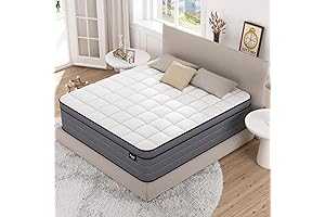 KING SIZE MATTRESS: 12-Inch Hybrid King Size Mattress