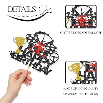 Amazon.co.jp: MonMon & Craft レースカー ハッピーバースデー