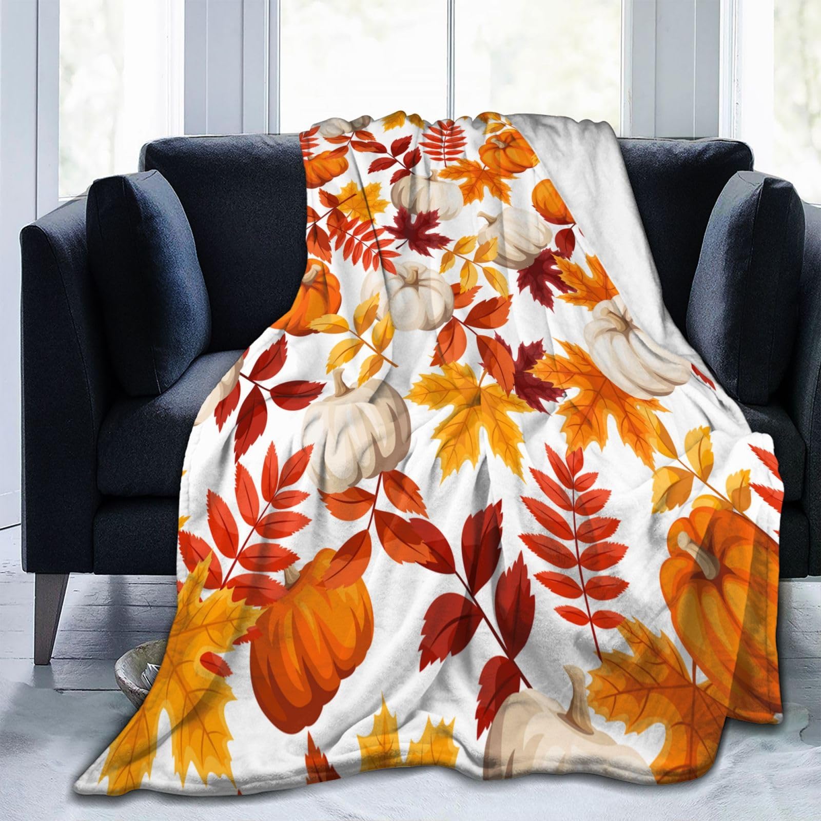 Schwarze Marmor-Flanell-Decke – 152,4 X 127 Cm, Weich, Flauschig, Ganzjährig Nutzbar Für Sofa, Bett & Reisen