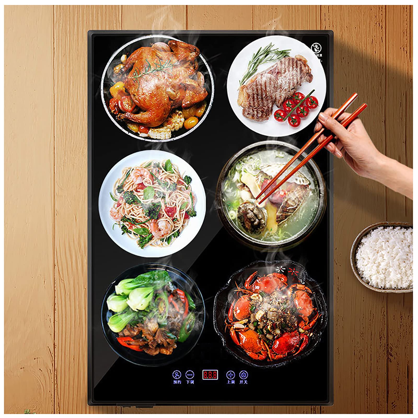 Buy Food Warmers, Warming Tray, Multifunctional Hot Plates Keeps Food