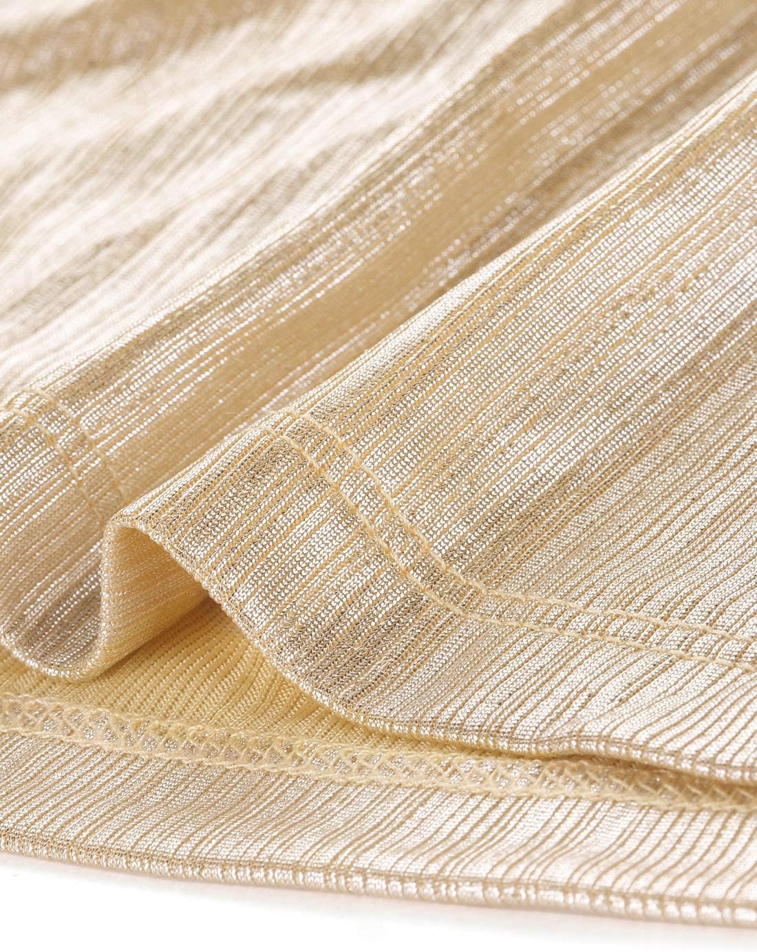 Allegra K Women's Halloween Metallic Glitter Spaghetti Strap Camisole Cowl Neck Sparkly Club Top - Image 6