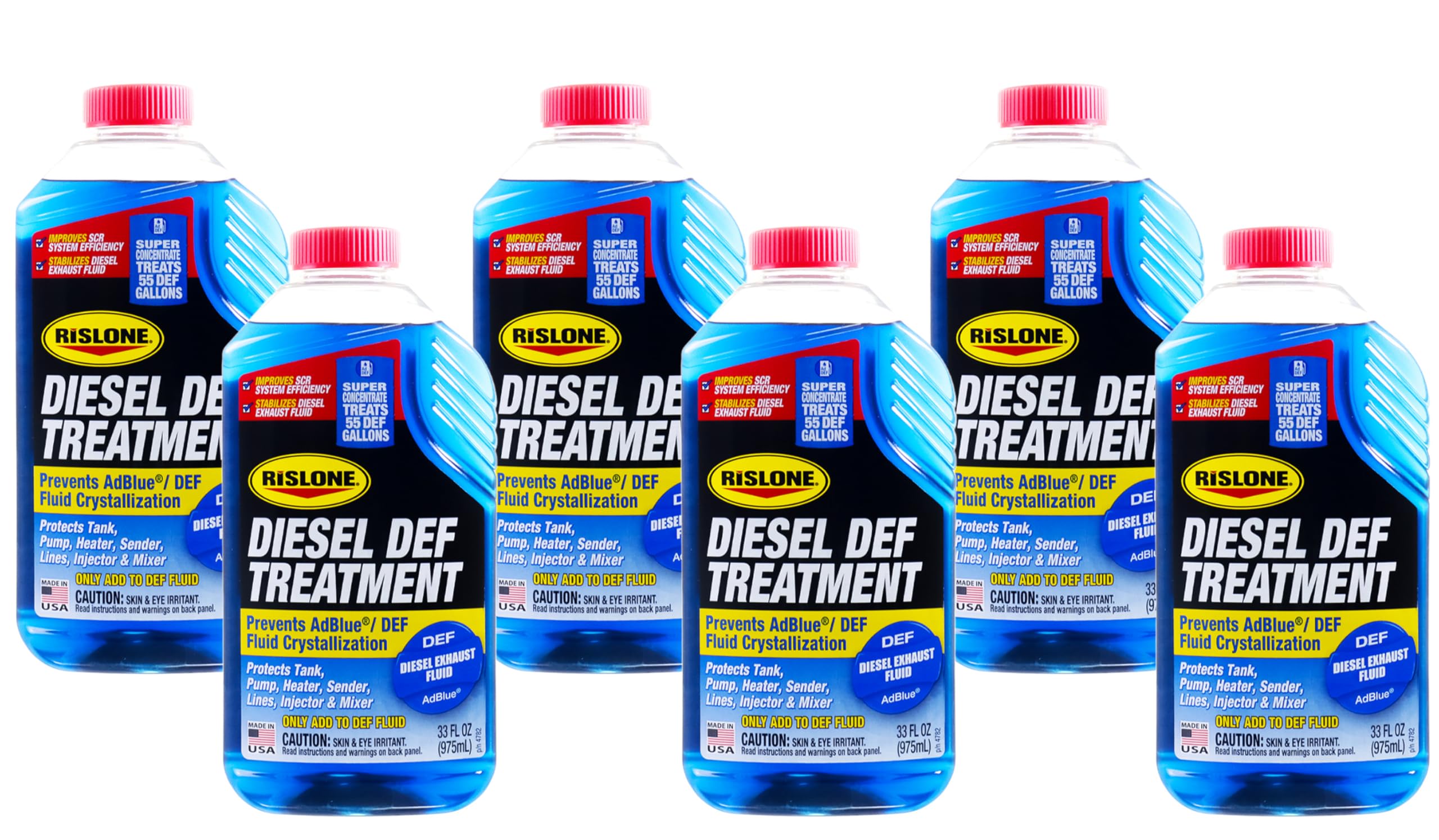 Rislone® 4782 Diesel DEF Treatment Super Concentrate Anti-Crystallization Solution, 33 oz (Pack of 6)
