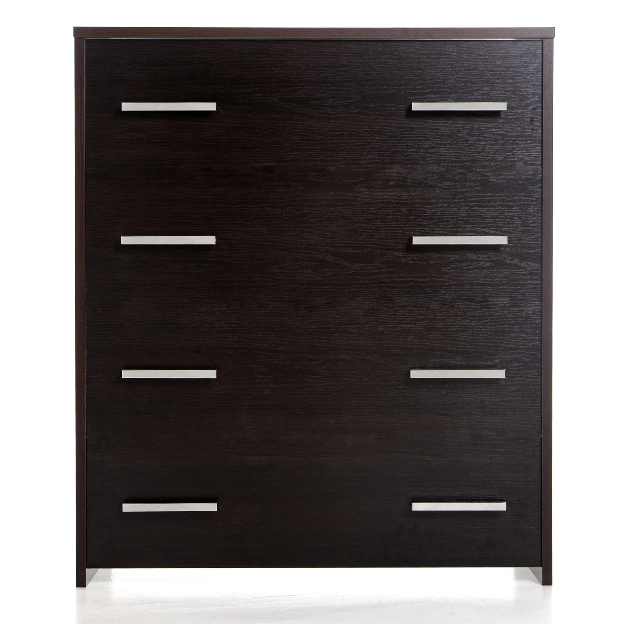 DOLCI SOGNI Mobile Letto A Scomparsa Singolo Wengé 80x190, 100% Made in Italy, Letto a Scomparsa con Mobile dotato di Rete a Doghe in Legno e Materasso, Letto Pieghevole Estraibile