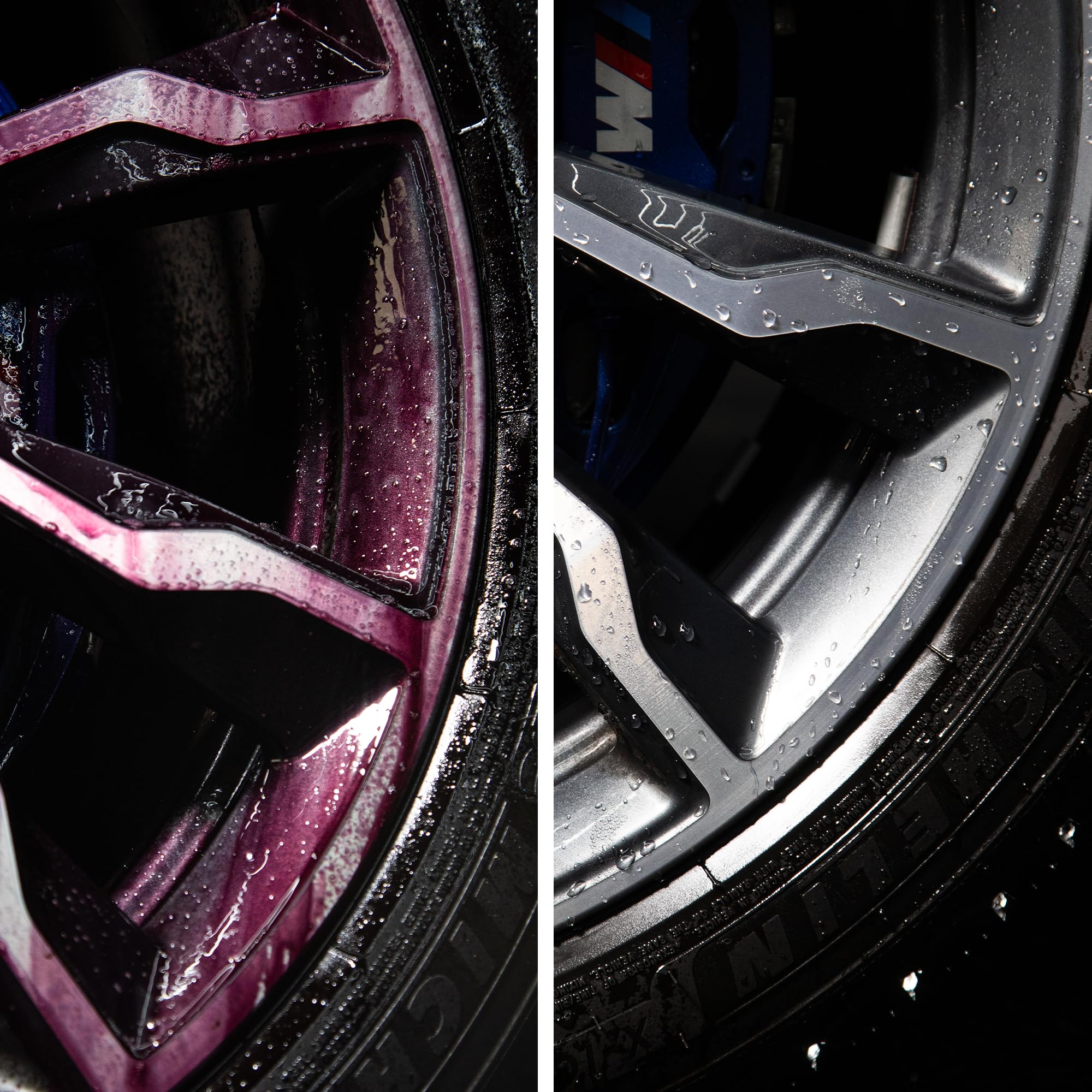 Turtle Wax Reactor Allradreiniger – 2,5 Liter | Schnelle Farbwechsel-Formel – Eisenlöslich, pH-ausgewogener Reifenreiniger – entfernt Bremsstaub, Schmutz und Verkehrsfilm – sicher für alle Radtypen