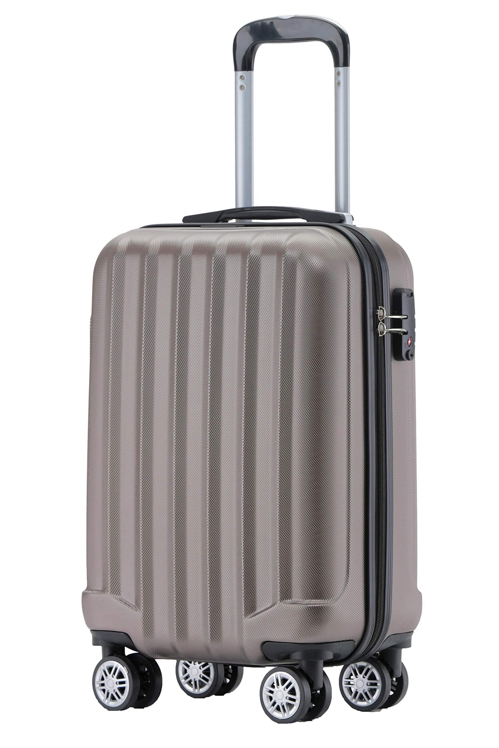 BEIBYE TSA-Schloß 2080 Hangepäck Zwillingsrollen neu Reisekoffer Koffer Trolley Hartschale Set-XL-L-M(Boardcase)