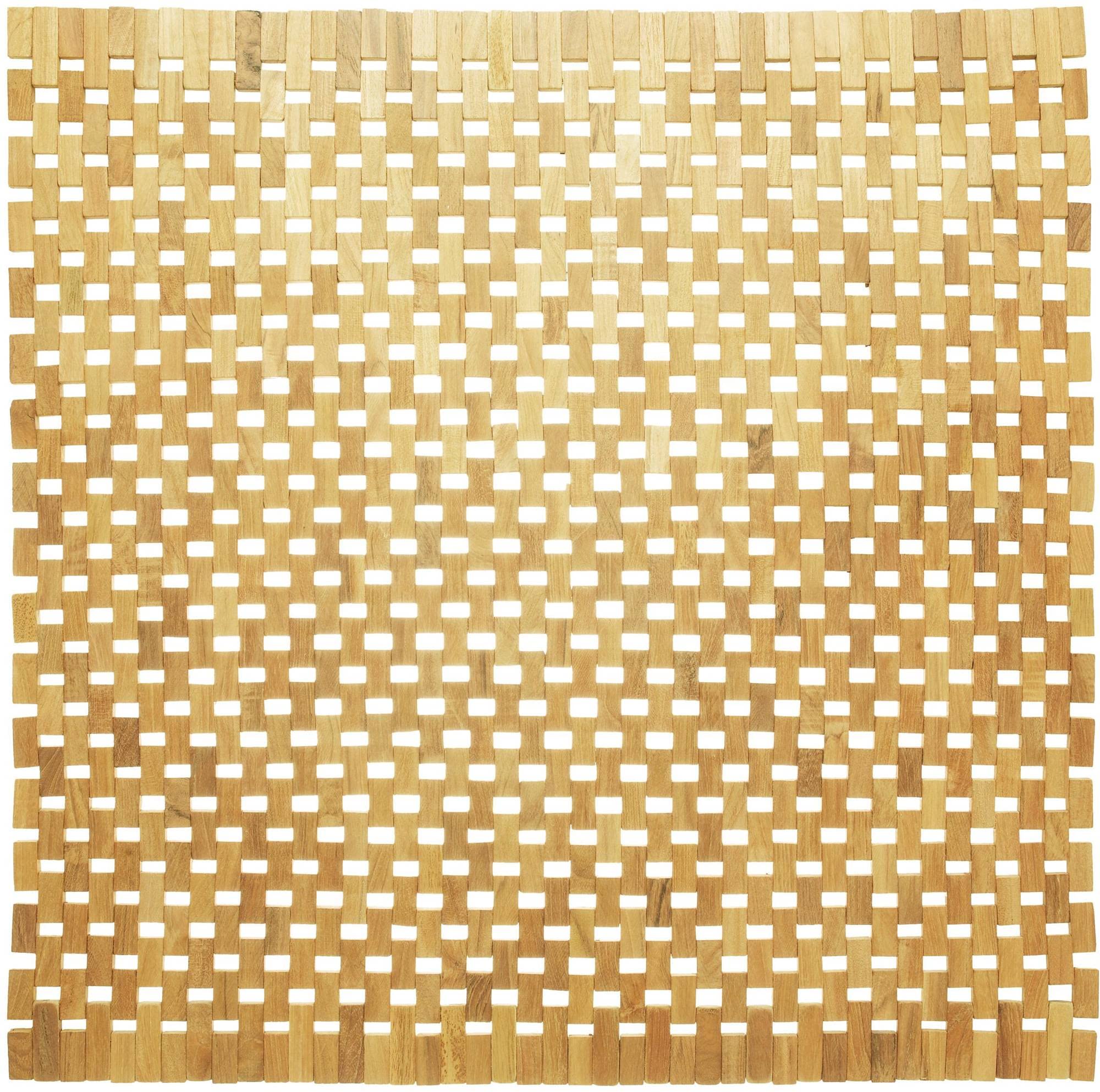 Sealskin Woodblock Dywanik Łazienkowy 60x60 cm Tek Jasny brąz