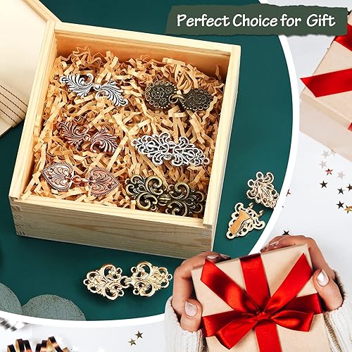 Miniatura 3 de 8 clips de suéter vintage para cárdigan, clips de cuello retro, chal, ropa, vestidos, camisa, bufanda, collar, broches para Navidad, mujeres y niñas