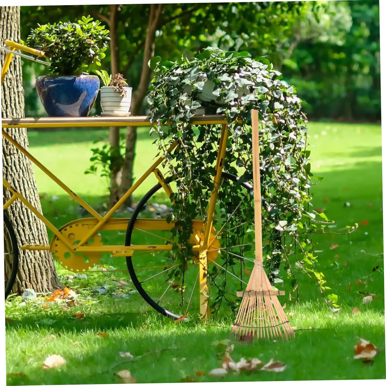 IMIKEYA Gardening Rake Teeth Hand Tool for Soil Loosening Weeding Aeration Sturdy Design for Lawn Care for Digging and Planting Tasks