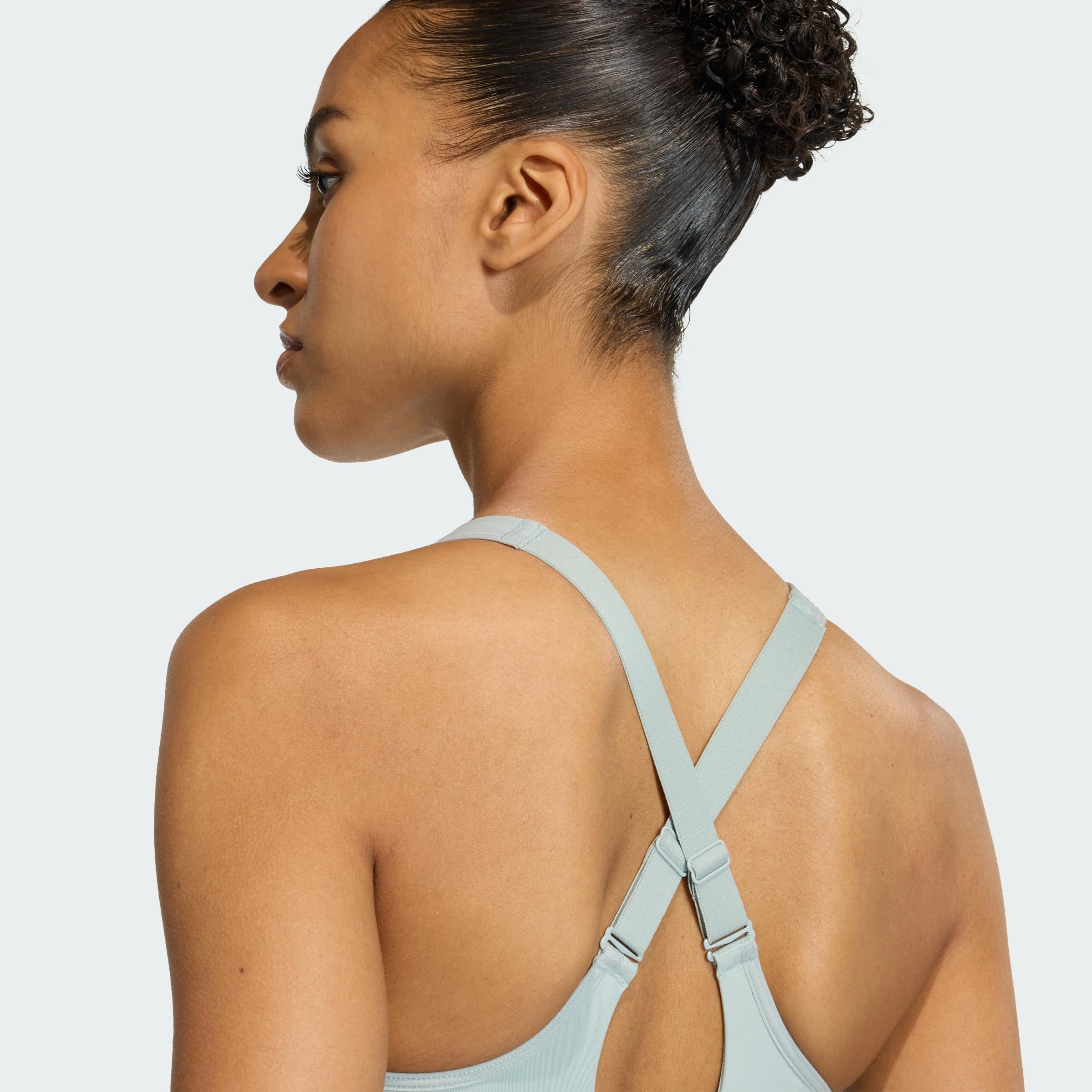 adidas dames Optime Workout High Support Bra, Wonder Sage, XS A-B