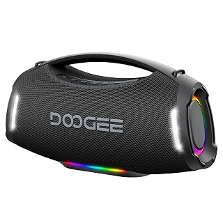 Enceinte Bluetooth Puissante, 250W Enceinte Bluetooth Portable avec Bass Puissantes, 12000 mAh Batterie, Autonomie 14H, Lumière RGB, DSP, TWS Haut Parleur sans Fil IP55 Étanche pour Extérieur, Fêtes - Les Beatles, Paul McCartney, John Lennon, RIngo Starr, George Harrison