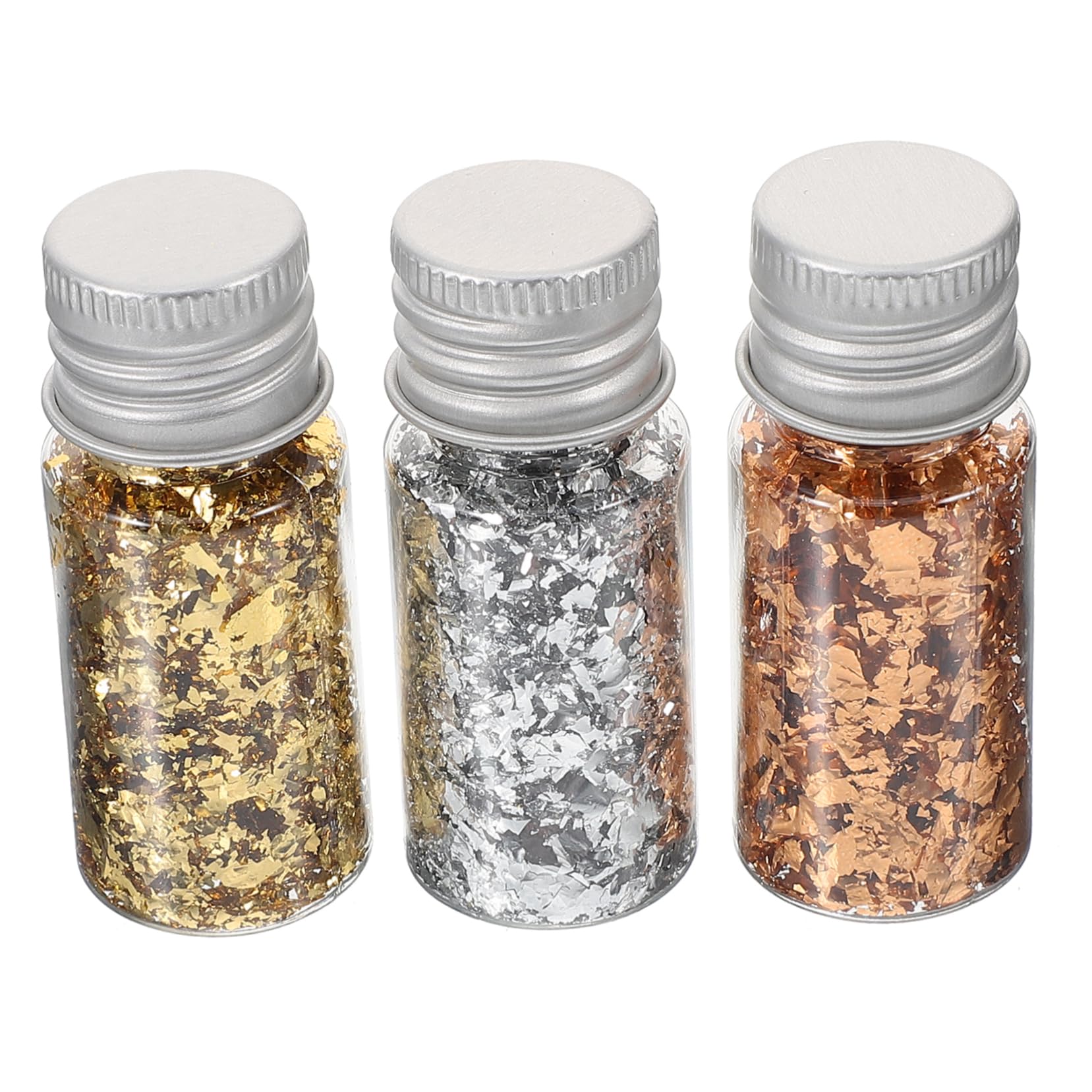 HAPINARY 1 Set of Gold Foil Flakes Nail Foil Sheets Decorative Foil Paper DIY Nails Flakes for Craft Dec