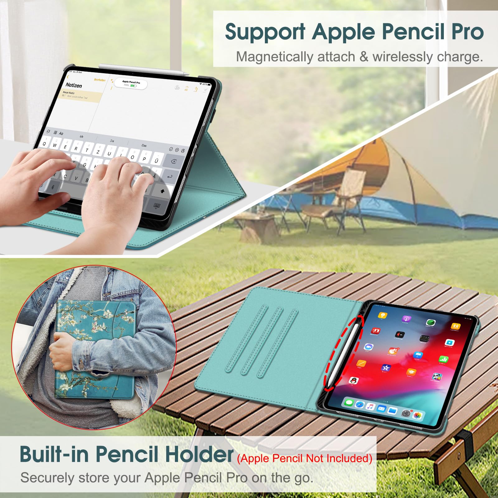 Funda De Silicona Compatible Con Apple Pencil De 1.ª Generación, Funda