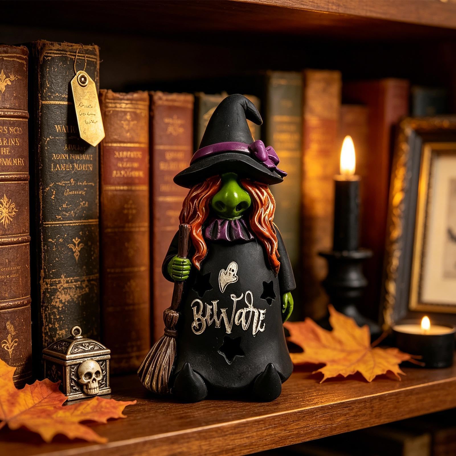 Figura gótica de de Halloween, estatua de de resina,