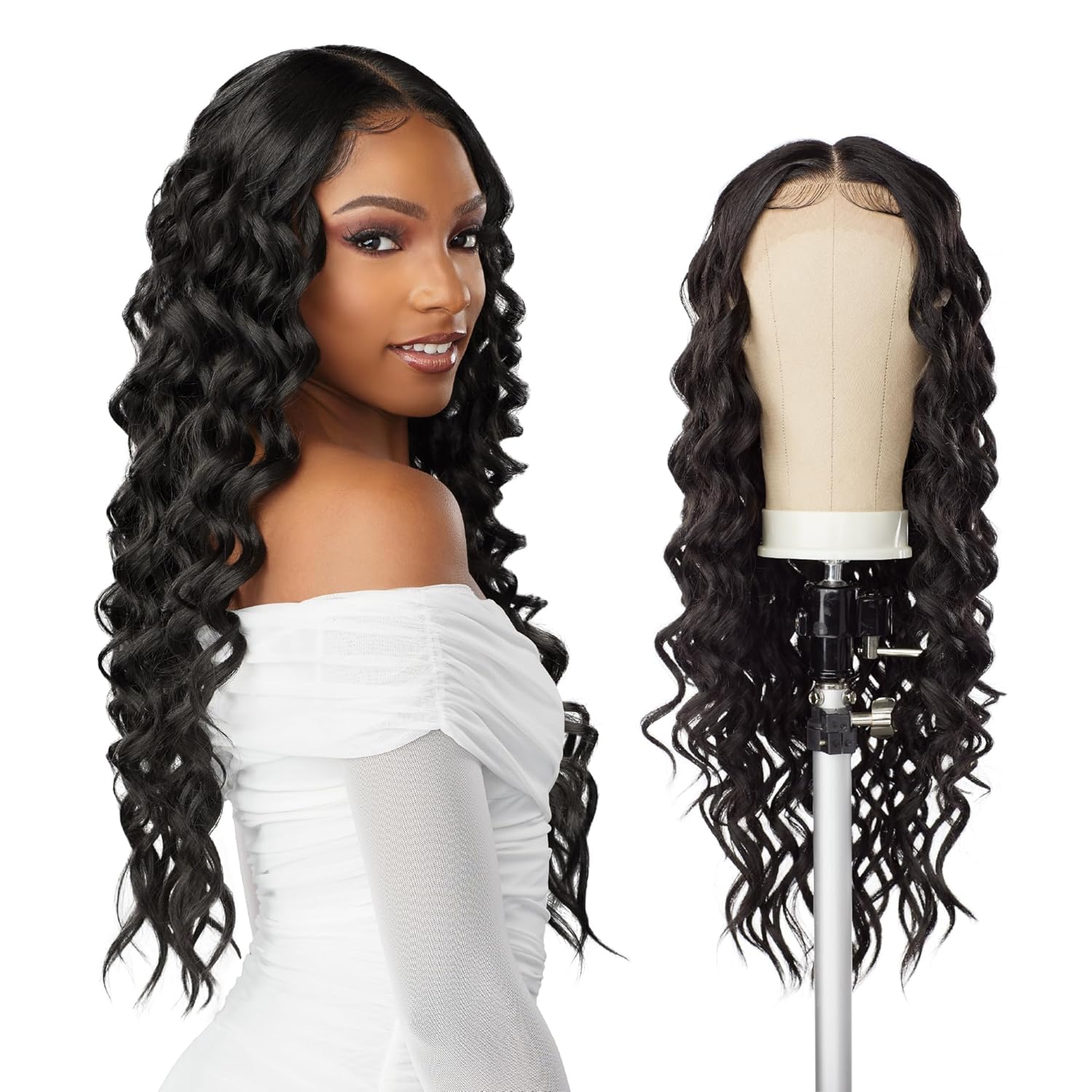 Sensationnel Butta Lace Hhm Wigs – Deep Twist 26 Inch Human Hair Blend Extra Wide 5 Inch Parting Preplucked Hairline Glueless Lacefront (FLAMBOYAGEMOCHA) Sensationnel Butta Lace Hhm Wigs – Deep Twist 26 Inch Human Hair Blend Extra Wide 5 Inch Parting Preplucked Hairline Glueless Lacefront (FLAMBOYAGEMOCHA)