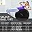 Fitvids Unisex Adult 26-inch, Exercise Ball, Black, 58-65cm L US