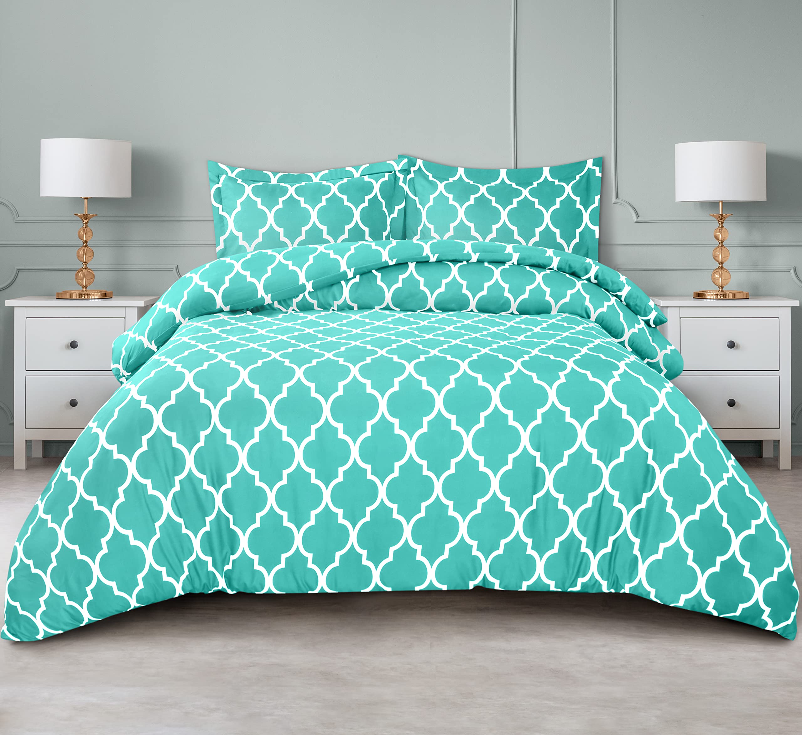 Utopia Bedding Duvet Cover Queen Size Set