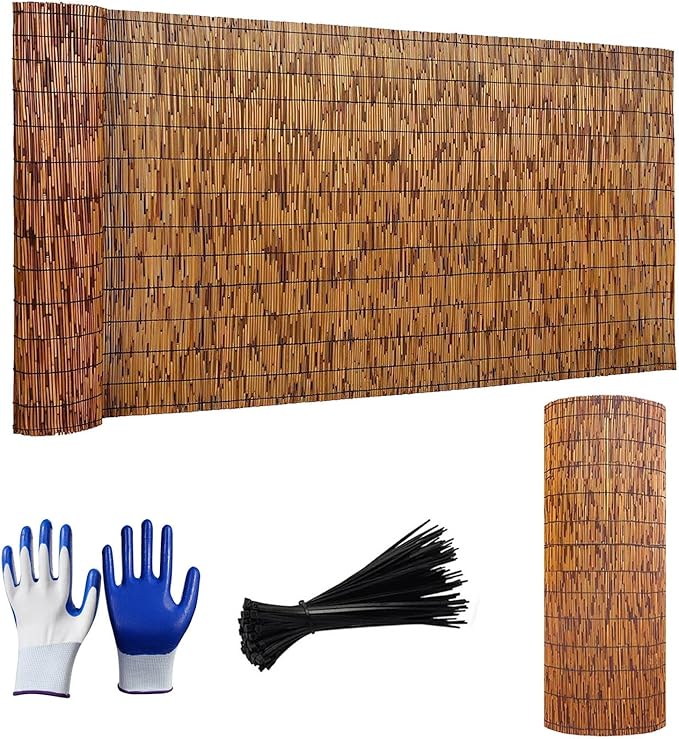 Bamboo Privacy Fence Roll Outdoor Reed Screen