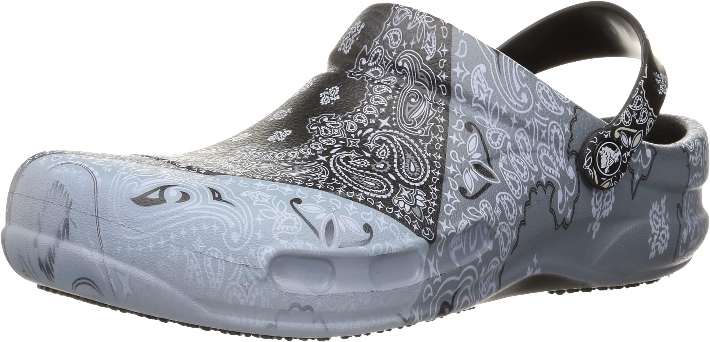 Crocs Unisex-Adult Bistro Graphic Clogs, Slip Resistant Work Shoes