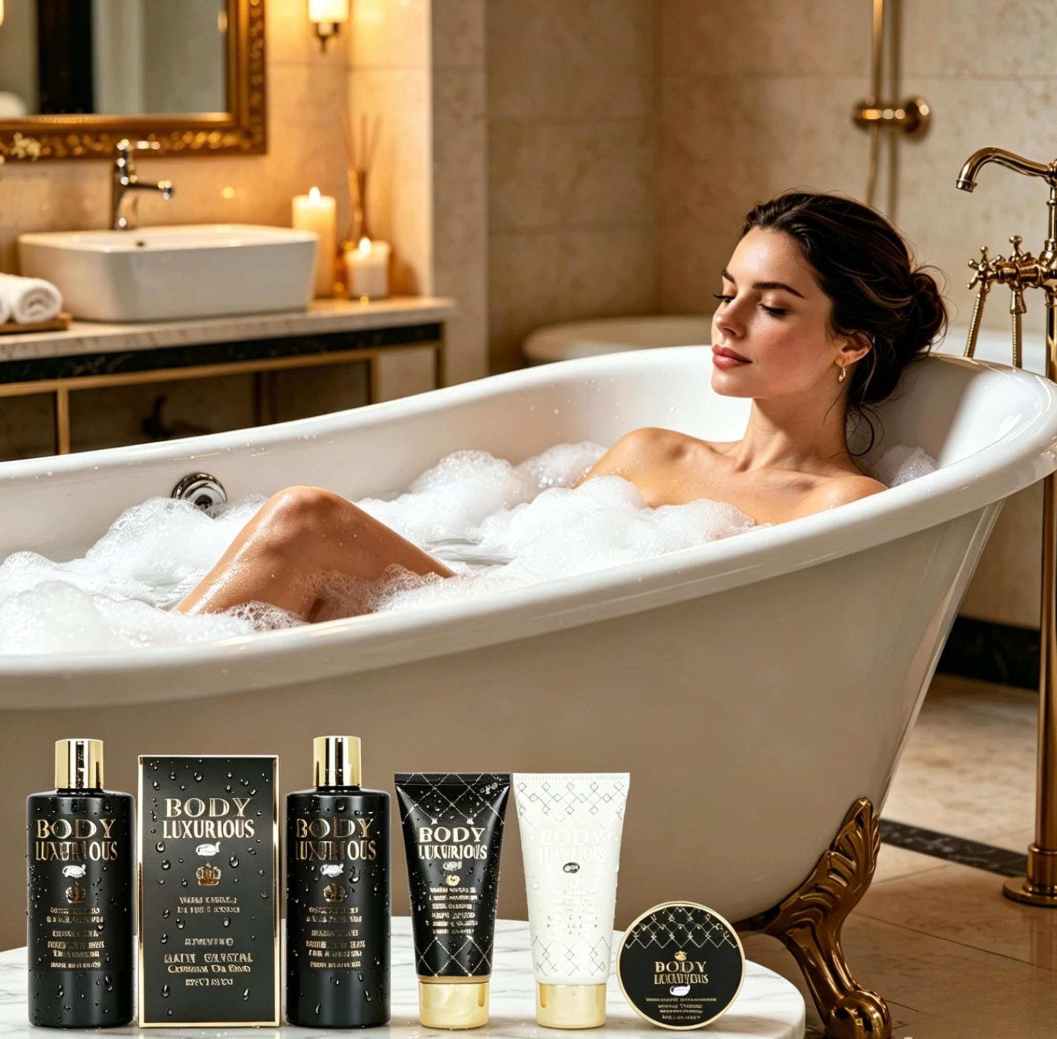 GLOSS ! Coffret Bain – Pause Spa à Domicile – Parfum Floral – Idée Cadeau Tendance – Cage