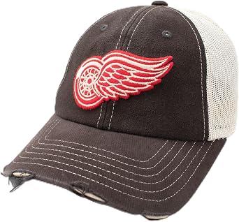 AMERICAN NEEDLE Officially Licensed NHL Hockey Orville Team Hat, Distressed, Dad Cap, Adjustable, Authentic New