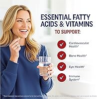 Vista 3 de Cod Liver Oil Softgels 1000MG Omega 3 + Vitamin A & D3 Wild Caught Cod Liver Oil, Icelandic Sourced & Molecularly Distilled EPA DHA Omega 3