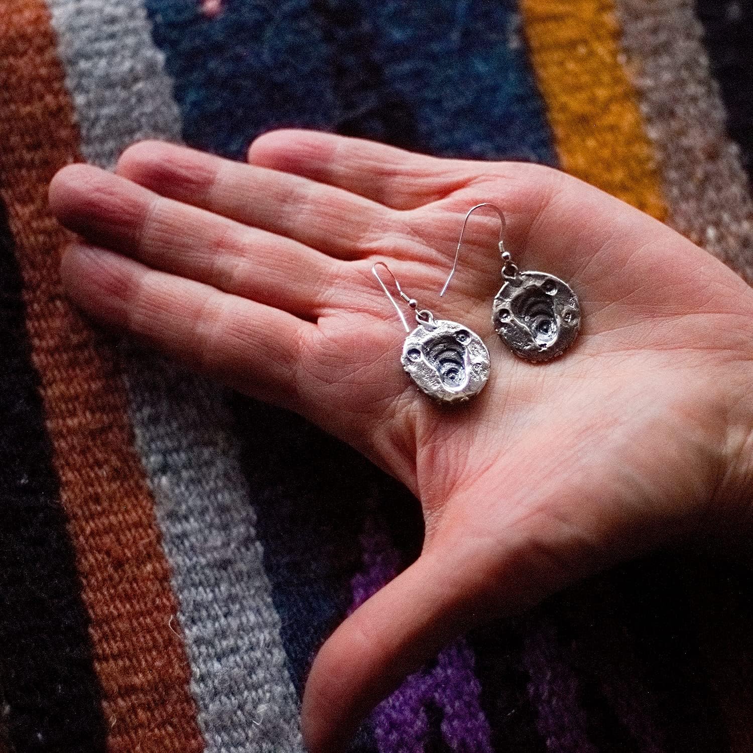 Sterling Silver Lion Earrings