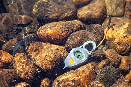 fishpond Riverkeeper Digital Thermometer | Fly Fishing Water Temperature Stream Thermometer | Lake Water Temperature Guage