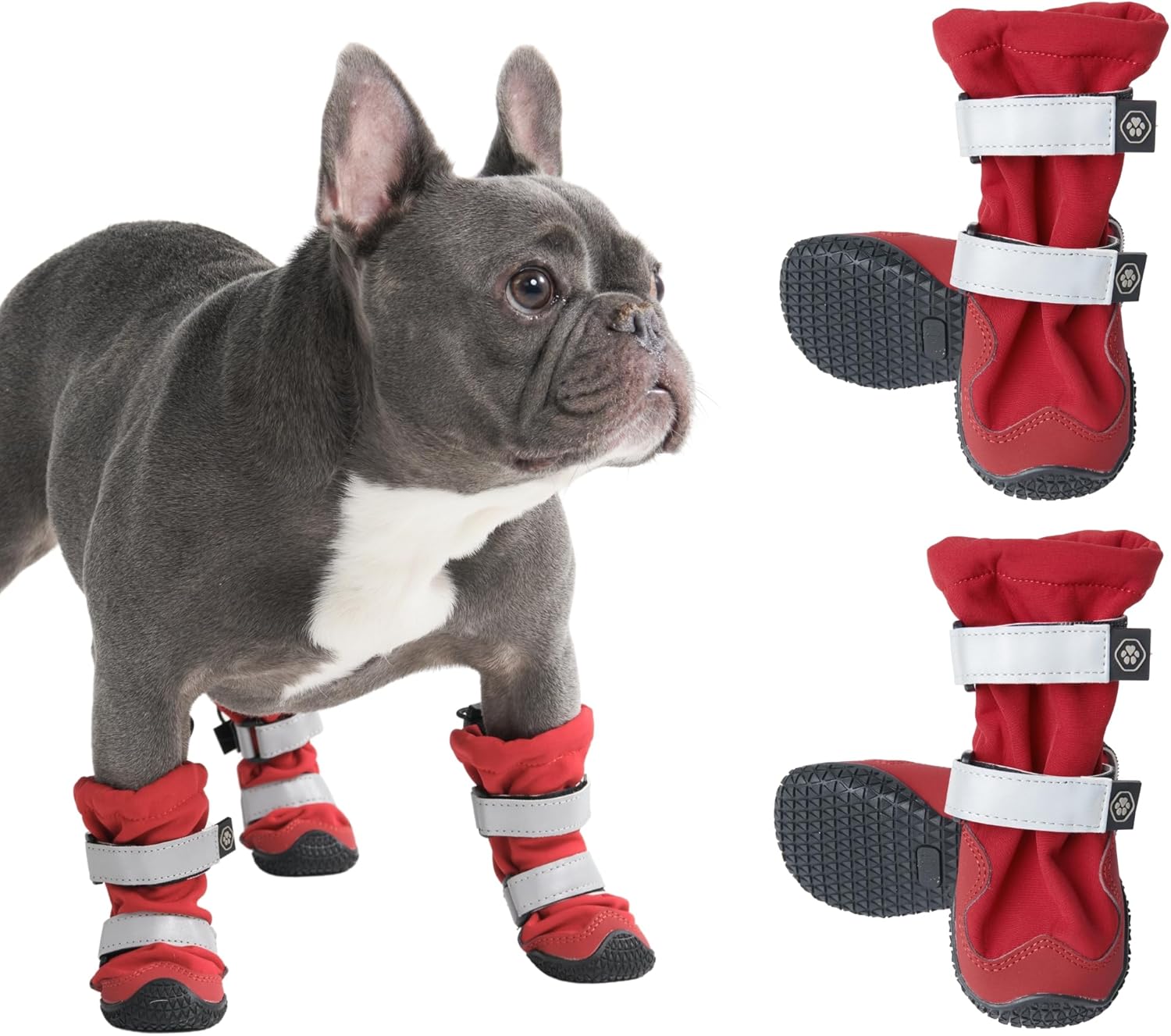 Spark Paws WaterResistant Dog Boots for Medium Large Dogs