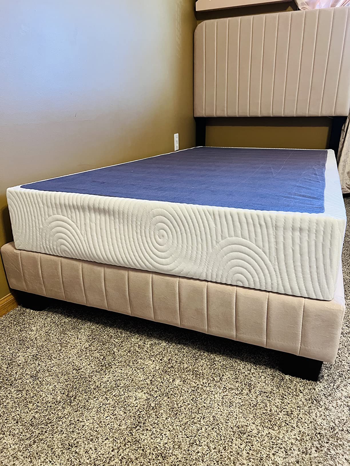 39/mo Finance ZINUS Metal Box Spring with Wood Slats /9 Inch