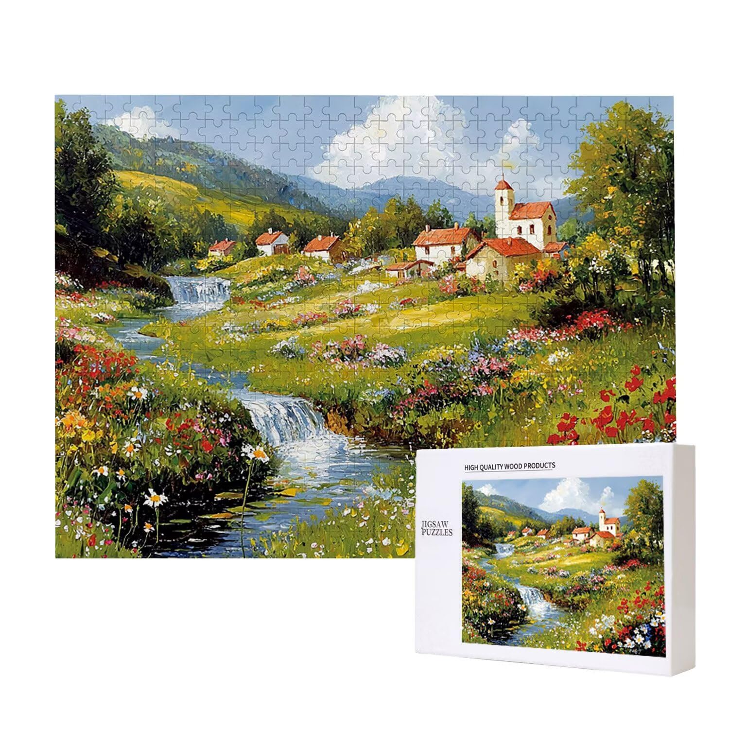 Puzzle in Legno per Adulti 1500 Pezzi | Vista| Giocattoli Educativi | Puzzle Adulti E Famiglie Decor | Dimensione Di 87x57cm | Regalo Adultis | Regali Natale (Formato: 34.8x22.8in) o-191