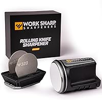 Vista 1 de Work Sharp Afilador de cuchillos rodantes, 4 ángulos de afilado, para todos los juegos de cuchillos de cocina