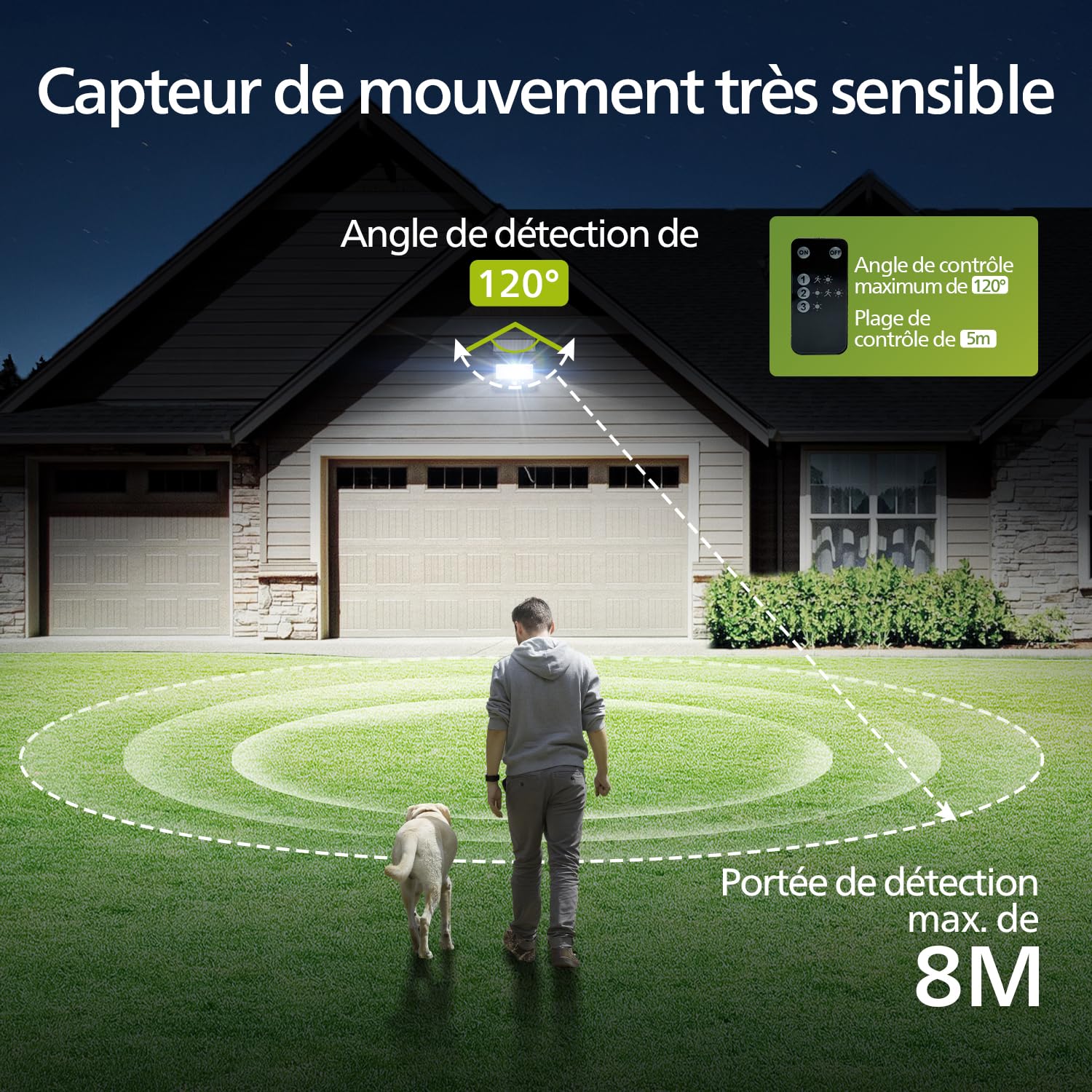 Philips Lampada di sicurezza solare da esterno LED 6500K