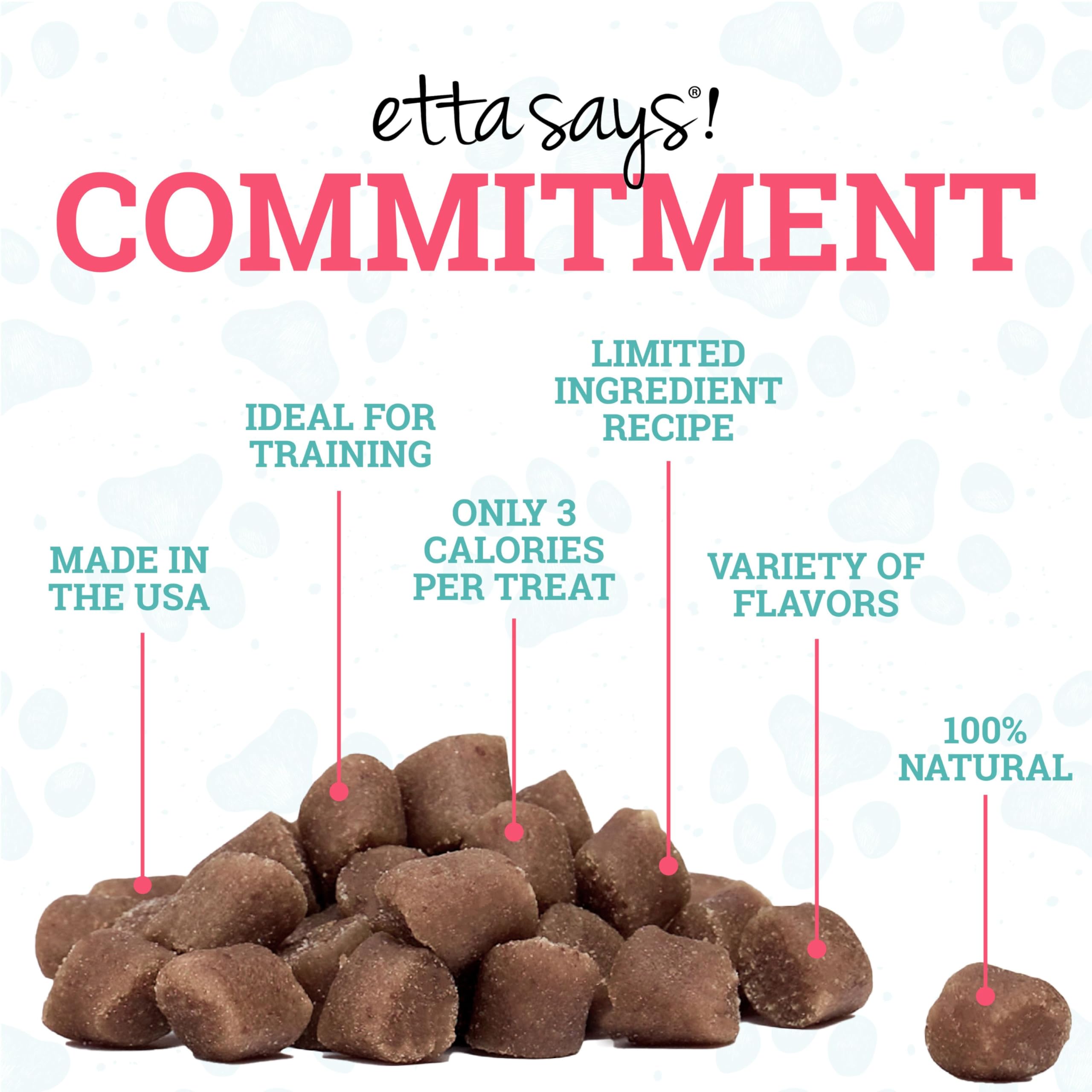 etta says! Training Treats - All Natural Pork and Bacon Soft Treats for Dogs - Made in The USA (16 Oz Pack of 1) - image 4