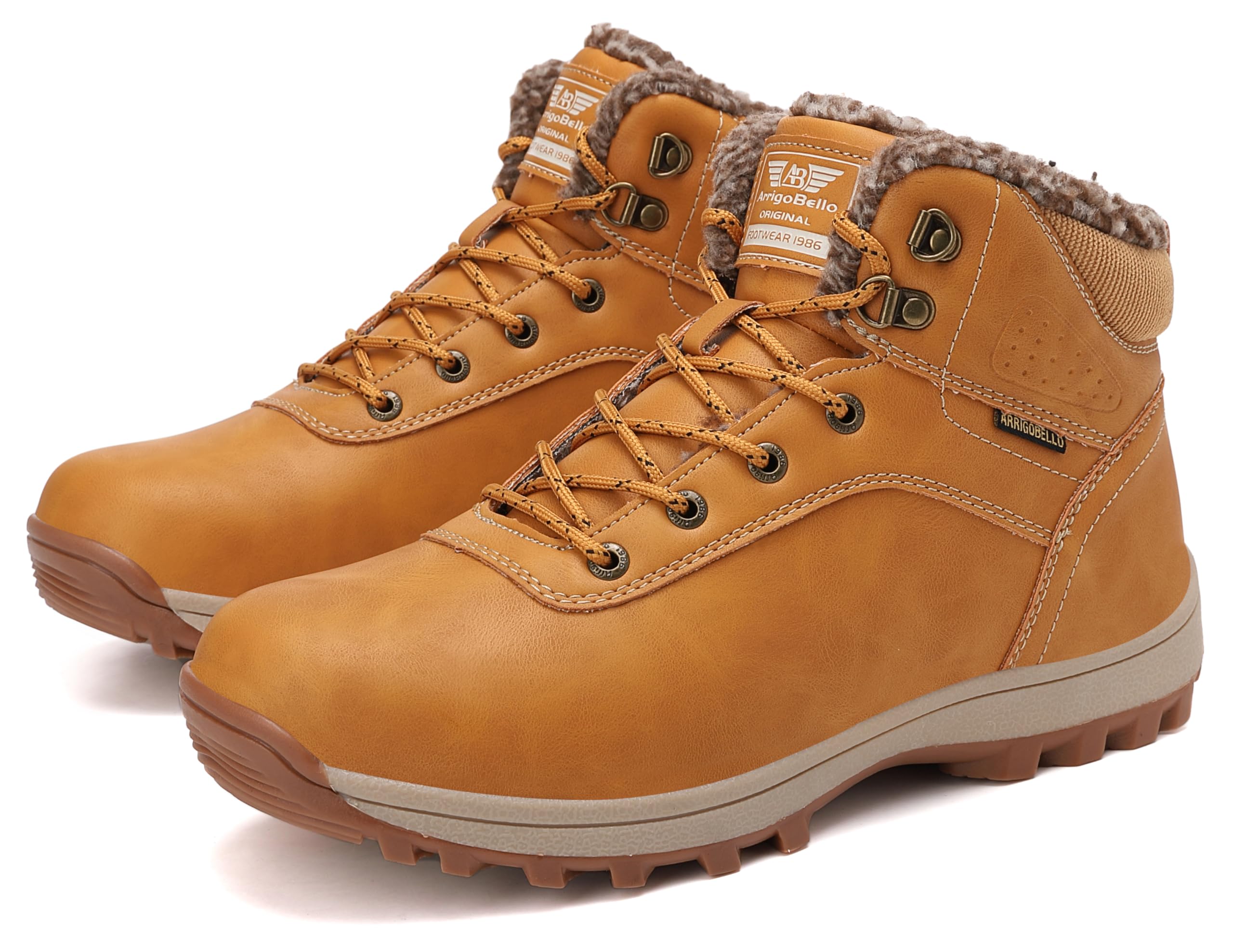 ARRIGO BELLO Stivali Donna Uomo Neve Invernali Scarpe Antiscivolo Allineato Caloroso Boots Outdoor Stivaletti 36-46