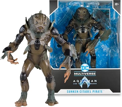 Miniatura 8 de McFarlane Toys - Mega figura del pirata de la ciudadela hundida del multiverso DC (Aquaman y el Reino Perdido)
