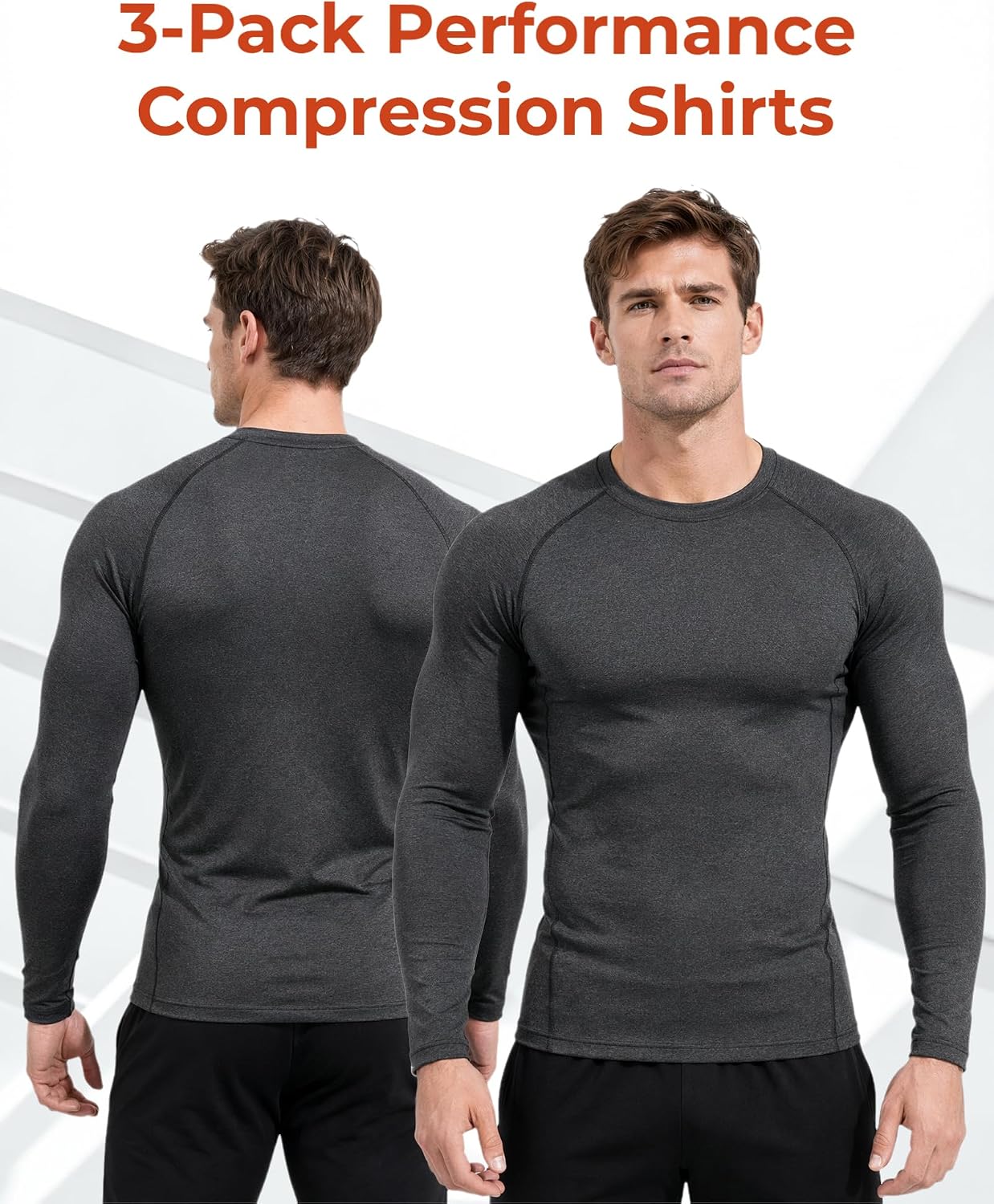 Men Compression Shirts丨Long Sleeve Thermal Shirts