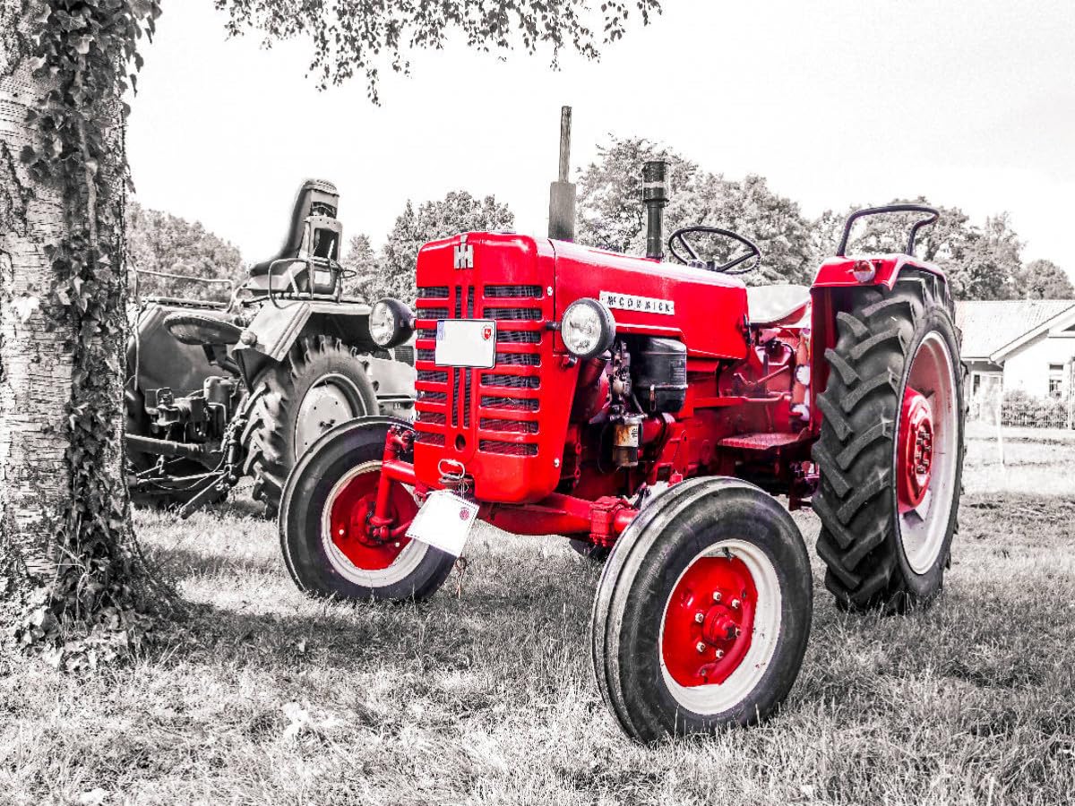 CALVENDO Puzzle Vieux Tracteur MC Cormick 1000 Pieces 64 x 48 cm from Andrea Dreegmeyer