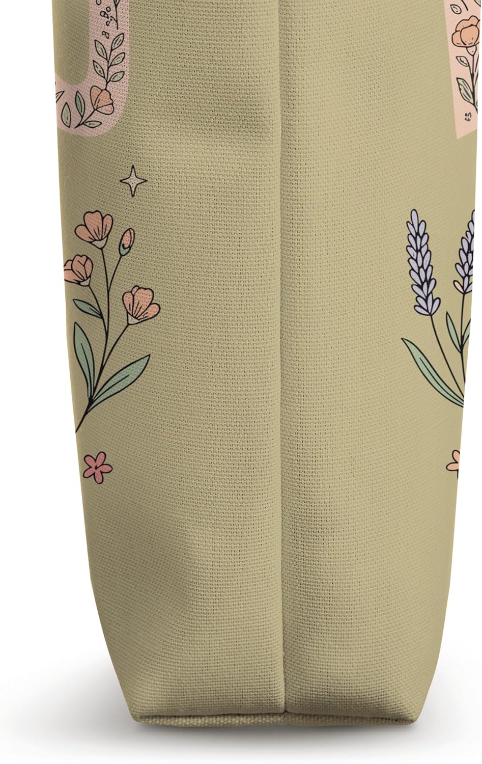 Weaving Is My Therapy Floral Boho Tote Bag