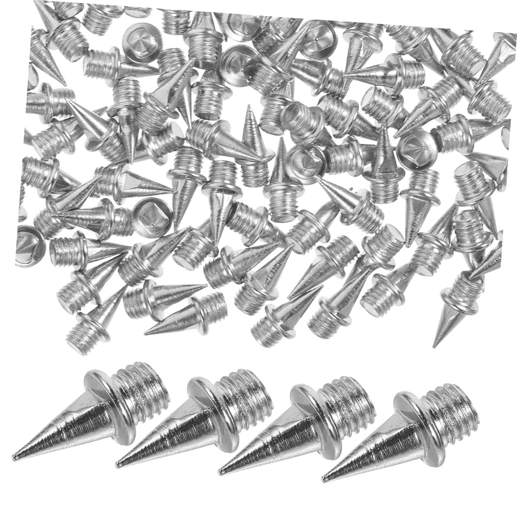 BESPORTBLE Spikes Track Shoes 110pcs Short Spikes for Running Shoes for Track Golf and Baseball